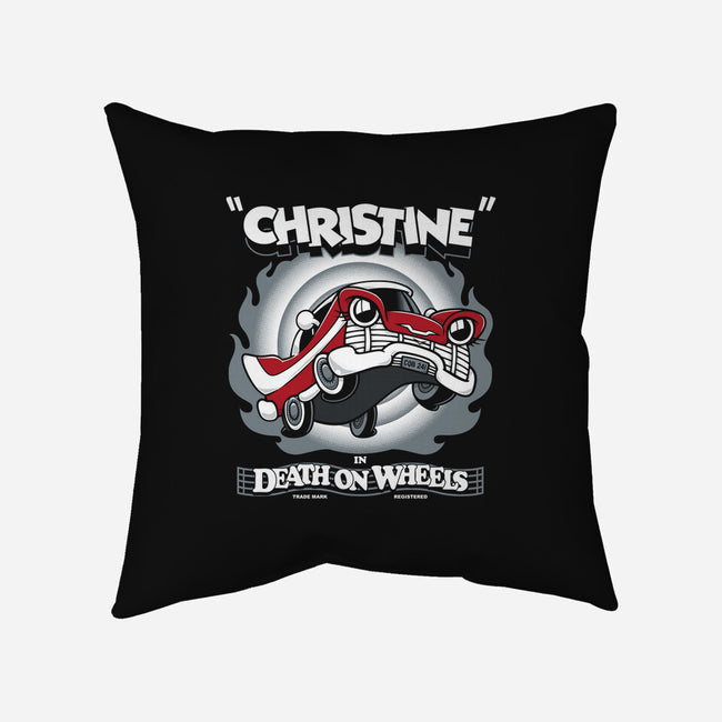Death On Wheels-none removable cover w insert throw pillow-Nemons