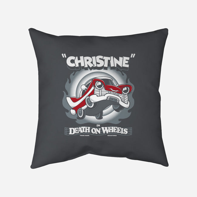 Death On Wheels-none removable cover w insert throw pillow-Nemons