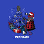 Decorate-womens v-neck tee-DoOomcat