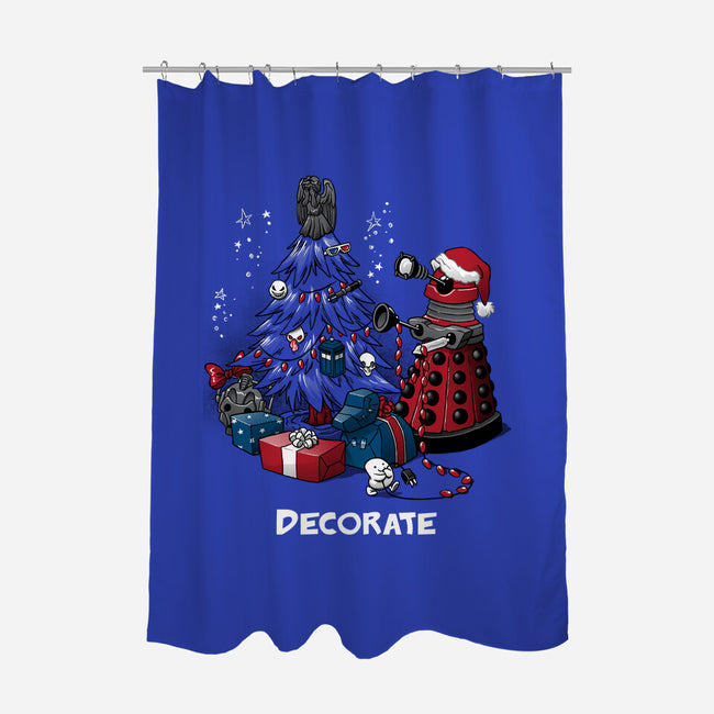Decorate-none polyester shower curtain-DoOomcat