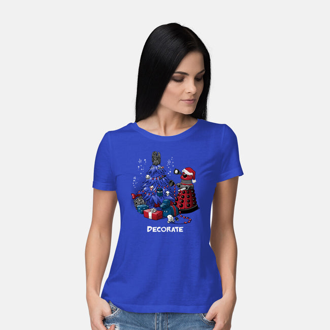 Decorate-womens basic tee-DoOomcat