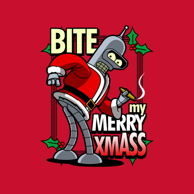 Bite my Merry XmASS-womens basic tee-Boggs Nicolas