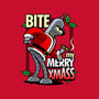 Bite my Merry XmASS-none non-removable cover w insert throw pillow-Boggs Nicolas