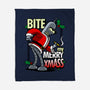 Bite my Merry XmASS-none fleece blanket-Boggs Nicolas