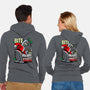 Bite my Merry XmASS-unisex zip-up sweatshirt-Boggs Nicolas