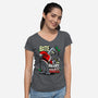 Bite my Merry XmASS-womens v-neck tee-Boggs Nicolas