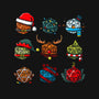 Christmas Dice-none drawstring bag-Vallina84