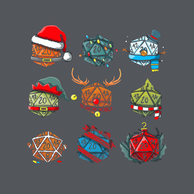 Christmas Dice-womens basic tee-Vallina84