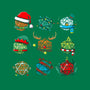 Christmas Dice-none glossy sticker-Vallina84