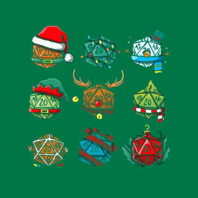 Christmas Dice-unisex basic tee-Vallina84