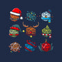 Christmas Dice-womens racerback tank-Vallina84
