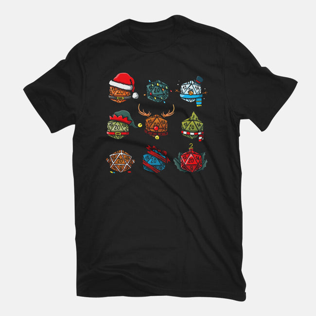 Christmas Dice-mens heavyweight tee-Vallina84