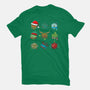 Christmas Dice-womens basic tee-Vallina84