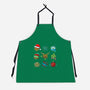 Christmas Dice-unisex kitchen apron-Vallina84