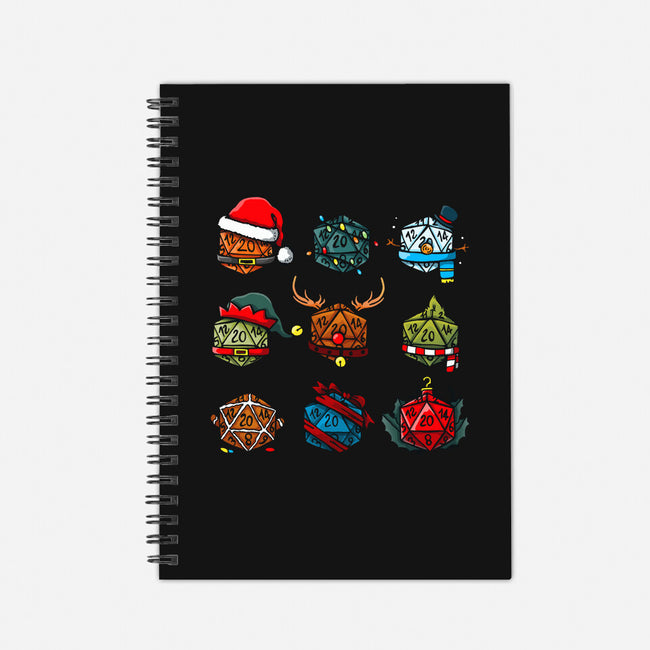 Christmas Dice-none dot grid notebook-Vallina84