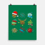 Christmas Dice-none matte poster-Vallina84