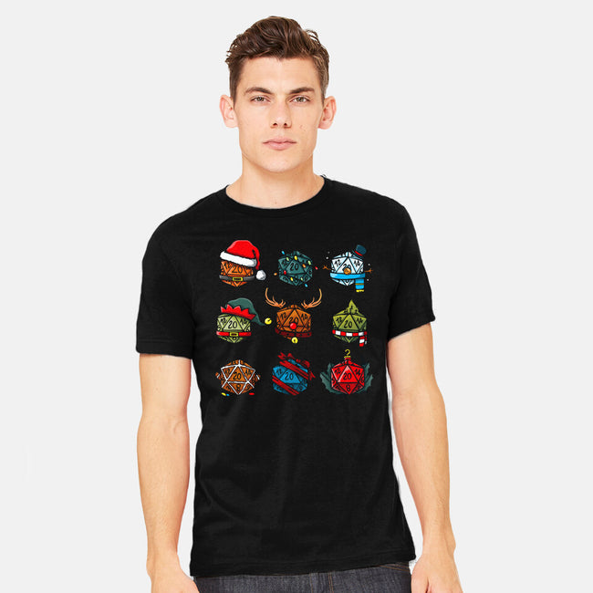 Christmas Dice-mens heavyweight tee-Vallina84