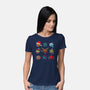 Christmas Dice-womens basic tee-Vallina84