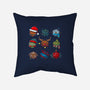 Christmas Dice-none removable cover w insert throw pillow-Vallina84