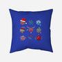 Christmas Dice-none removable cover w insert throw pillow-Vallina84