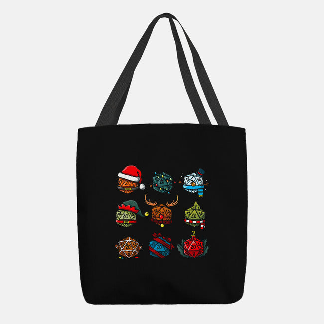 Christmas Dice-none basic tote-Vallina84