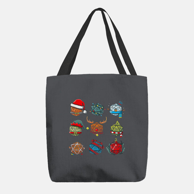 Christmas Dice-none basic tote-Vallina84