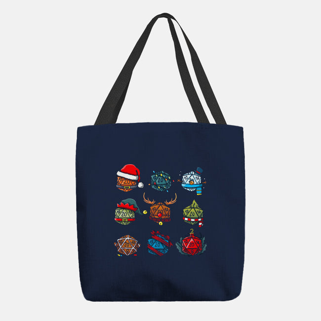 Christmas Dice-none basic tote-Vallina84