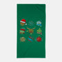 Christmas Dice-none beach towel-Vallina84