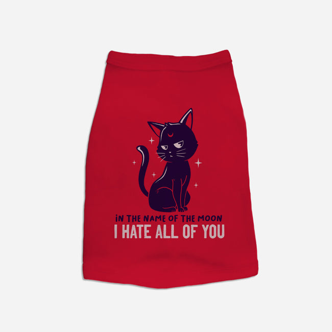 I Hate You-dog basic pet tank-koalastudio