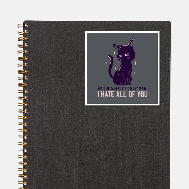 I Hate You-none glossy sticker-koalastudio