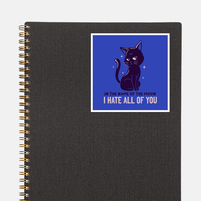 I Hate You-none glossy sticker-koalastudio