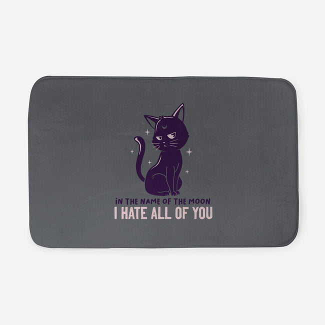 I Hate You-none memory foam bath mat-koalastudio