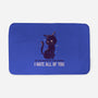 I Hate You-none memory foam bath mat-koalastudio