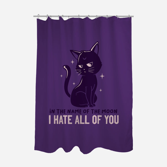 I Hate You-none polyester shower curtain-koalastudio