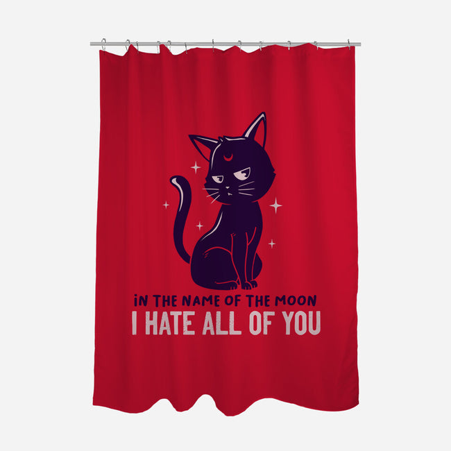 I Hate You-none polyester shower curtain-koalastudio