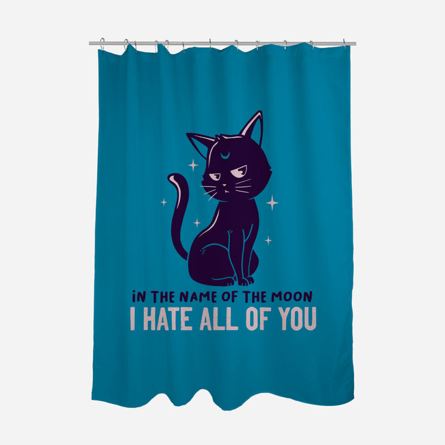 I Hate You-none polyester shower curtain-koalastudio