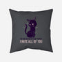 I Hate You-none removable cover w insert throw pillow-koalastudio