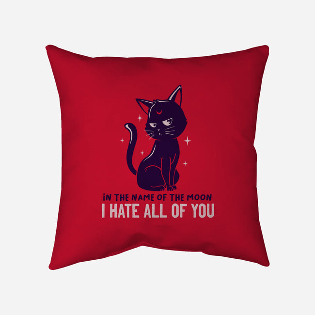 I Hate You-none removable cover w insert throw pillow-koalastudio
