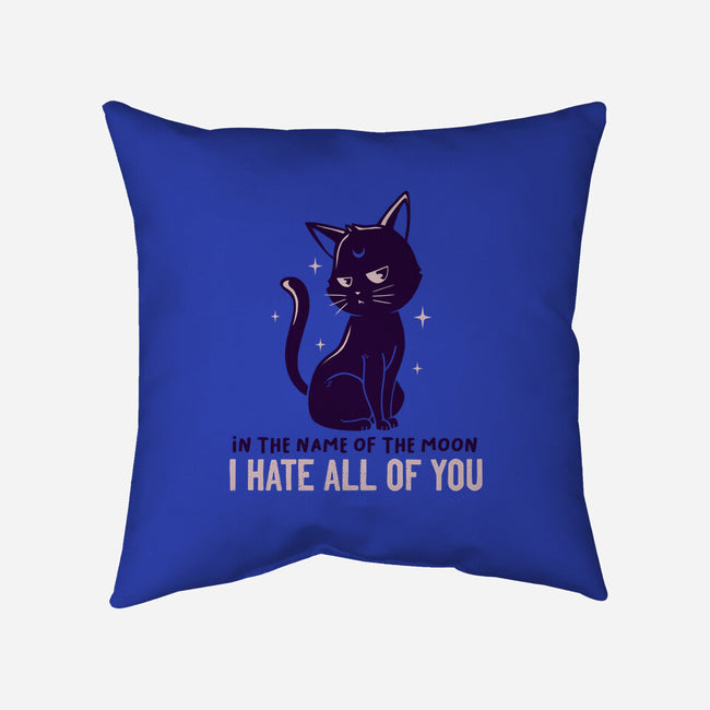 I Hate You-none removable cover w insert throw pillow-koalastudio