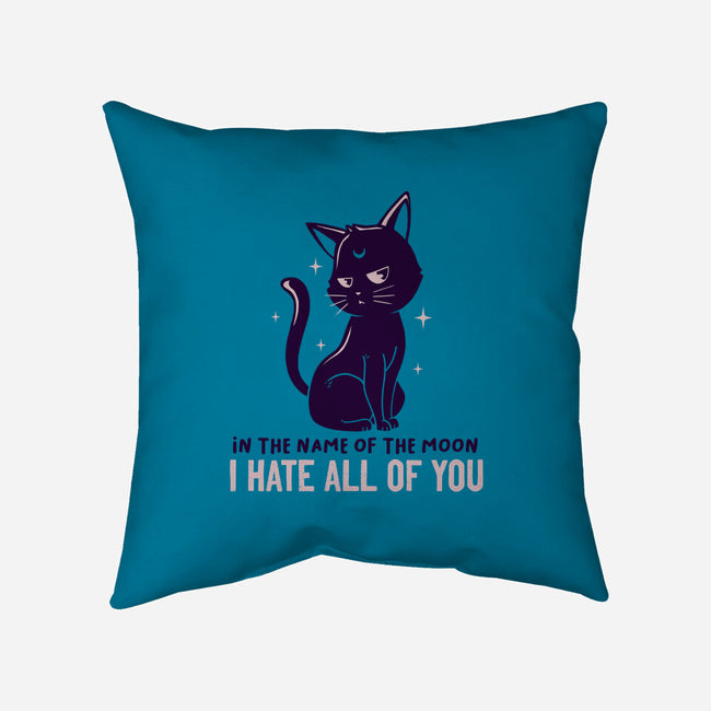 I Hate You-none removable cover w insert throw pillow-koalastudio