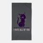 I Hate You-none beach towel-koalastudio