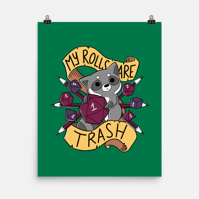 RPG Raccoon-none matte poster-TaylorRoss1