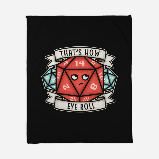 How Eye Roll-none fleece blanket-CoD Designs