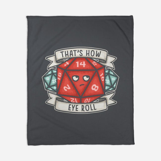 How Eye Roll-none fleece blanket-CoD Designs
