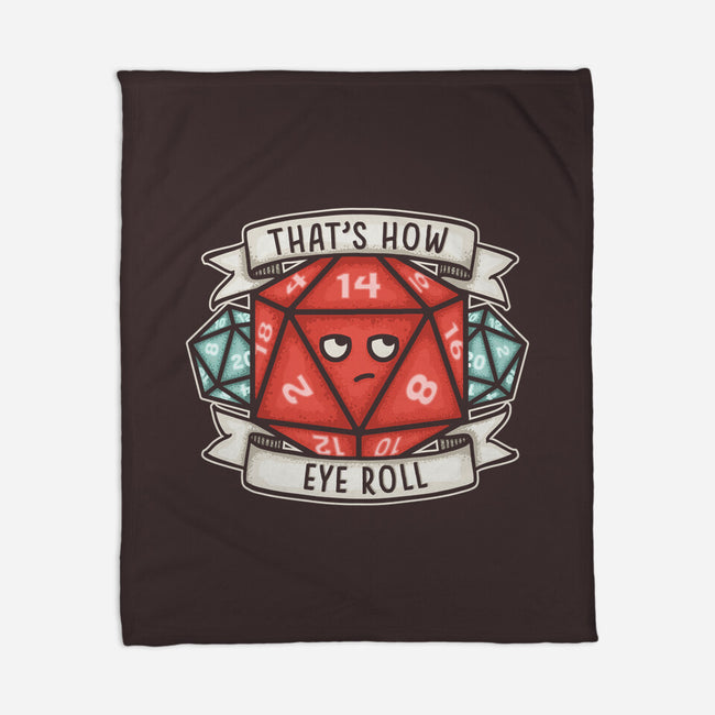 How Eye Roll-none fleece blanket-CoD Designs