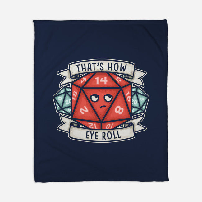 How Eye Roll-none fleece blanket-CoD Designs