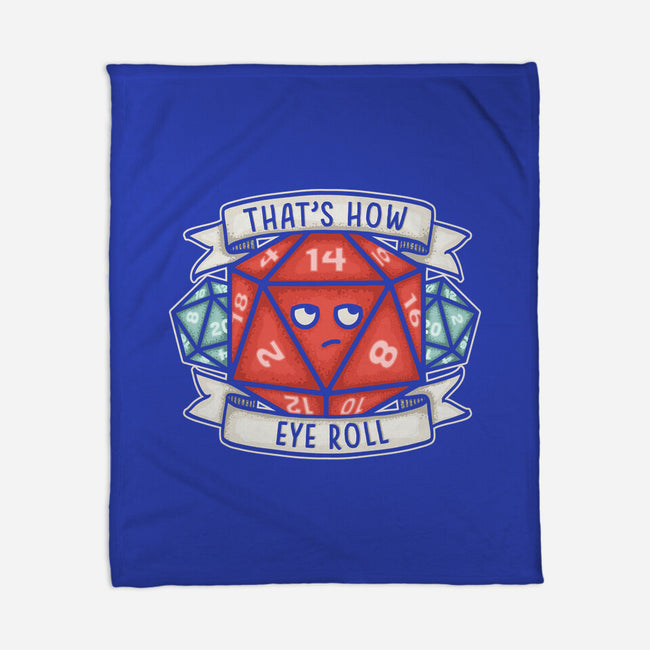 How Eye Roll-none fleece blanket-CoD Designs