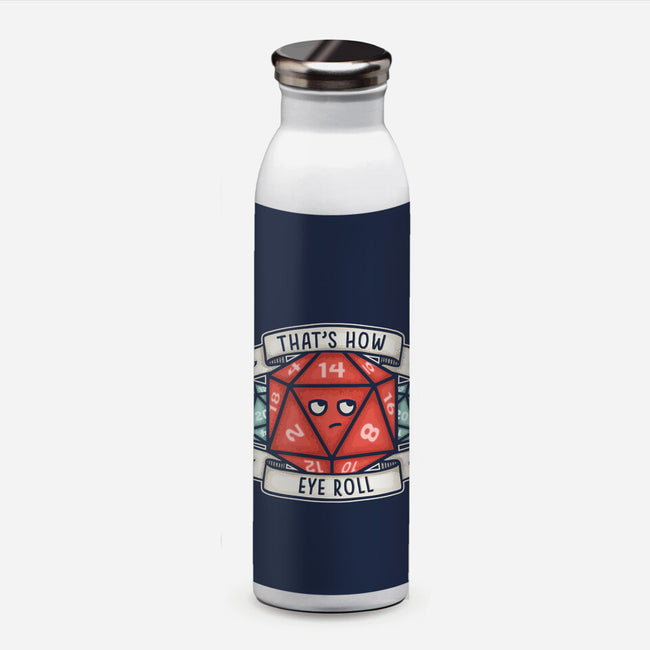 How Eye Roll-none water bottle drinkware-CoD Designs