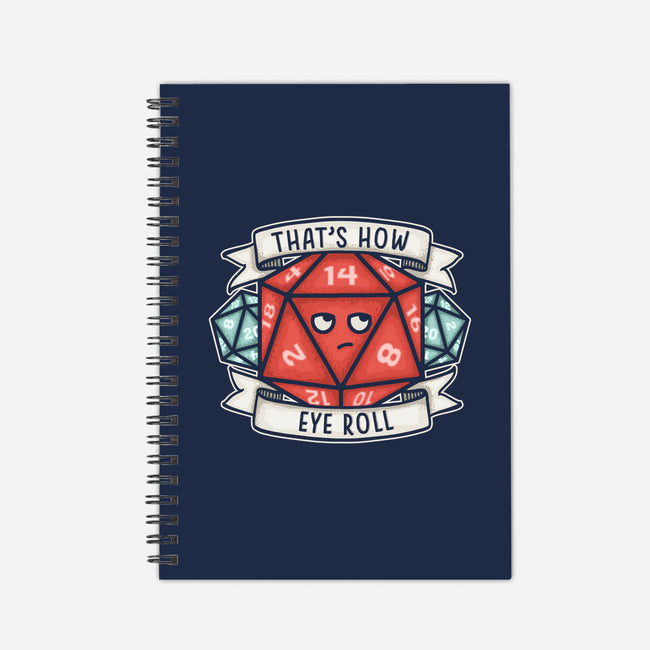 How Eye Roll-none dot grid notebook-CoD Designs