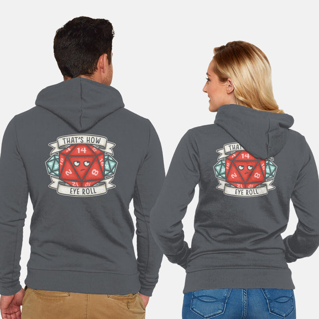 How Eye Roll-unisex zip-up sweatshirt-CoD Designs